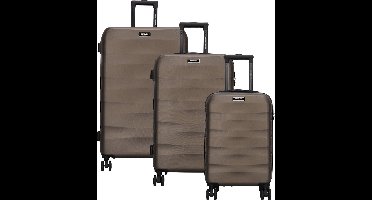 Beagles Travel Koffer 20-24-28 Inch - Kofferset - Koffers - Travel - Reizen - Set - Brons