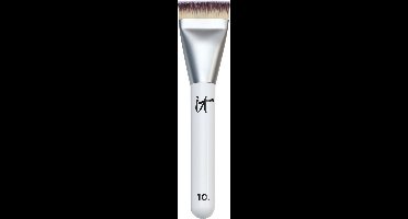 IT Cosmetics Heavenly Luxe Undetectable Complexion Spatula Brush Nr 10 - Naadloze blending - Geschikt voor vloeibare en crème-foundations