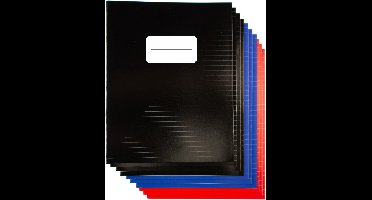 Kangaro - schrift - A5 - lijn - 80 pagina's - 60 grams - 10 stuks - K-58300