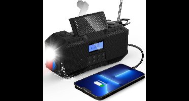 DailySupplies® Bouwradio met Accu - Noodradio - DAB
