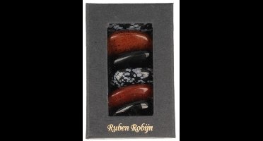 Ruben Robijn Obsidiaan oplegstenen massage set