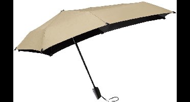 Senz Mini Automatic Foldable Storm Umbrella champagne brown