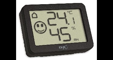TFA Dostmann Thermo- en hygrometer Zwart