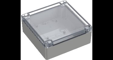 TRU COMPONENTS TC-10860864 Universele behuizing 149.90 x 149.90 x 60 Polycarbonaat Lichtgrijs 1 stuk(s)