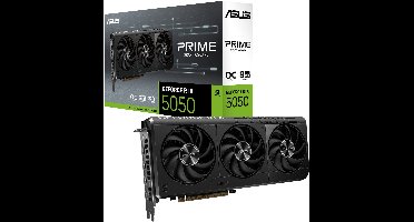 ASUS NVIDIA Prime GeForce RTX 5050 OC Edition - Videokaart - 8GB - GDDR6 - PCIe 5.0 - 1x HDMI 2.1b - 3x DisplayPort 2.1a