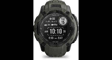 Garmin Instinct 2X Solar - Smartwatch - Oneindige batterijduur met Solar - Ingebouwde zaklamp - Multi-band GNSS - Moss