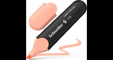 Schneider markeerstift - tekstmarker - Job pastel - perzik - 1 stuks - S-1526