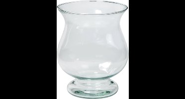 Floran Bloemenvaas Bora - kelk model - transparant eco glas - D17 x H20 cm