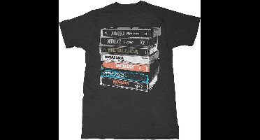 Metallica Cassette Heren T-shirt - zwart - S