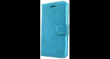 HEM Aqua Blauw Wallet Hoesje Geschikt Voor Huawei P Smart (2019) – Bookcase Met Vakje Voor Pasjes, Geld En Fotovakje – Telefoonhoesje
