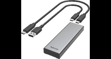 Hama USB-behuizing Voor Harde Schijf Voor M.2 SATA En NVMe SSD-harde Schijven
