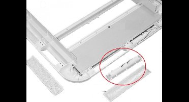 Dometic Heki 2 deLuxe lamphouder 580E29