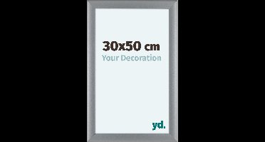 Your Decoration - Fotolijst 30x50 cm - MDF - Zilver Mat - Como