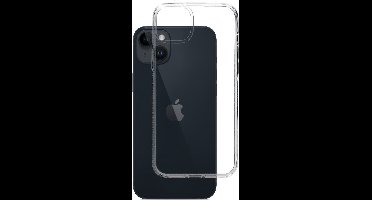 Mobiparts hoesje geschikt voor Apple iPhone 14 Plus - Zacht TPU - Schokabsorberend TPU - Grip Coating - Transparant