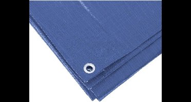 Benson afdekzeil - blauw - 6 x 8 m - bevestiging ogen - grondzeil - dekzeil