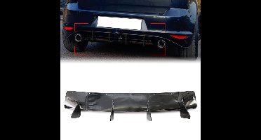 Diffuser Splitter Achterbumper Spoiler Styling Geschikt voor Volkswagen Golf 7 GTI