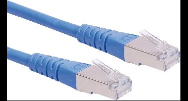 ROLINE patchkabel Cat.6 (Klasse E) S/FTP (PiMF), blauw, 20 m