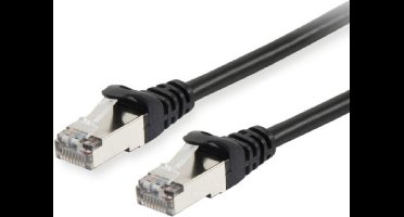 CAT6 sFTP kabel 0.5 meter Zwart