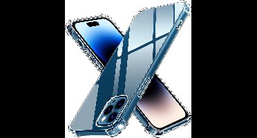 Hoesje voor iPhone 14 PRO MAX backcover Shockproof siliconen Transparant