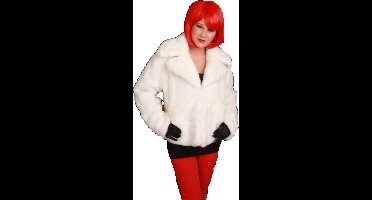 Bontjas wit - Maatkeuze: Maat 36/38