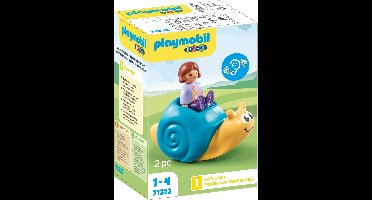 PLAYMOBIL 1.2.3 Schommelende slak - 71322