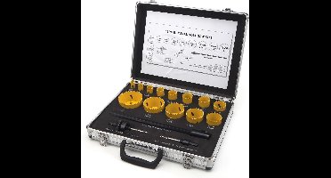 HBM 16 Delige Bi-Metaal Gatzagenset