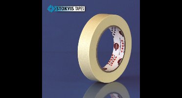 Stokvis Afplaktape M451 19mm 50M Wit 60grc