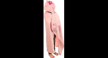 Noxxiez knuffeldeken met capuchon Eenhoorn