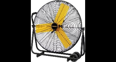 Stanley Vloerventilator ST-30BCT-E - Ventilator voor Bouwplaats - Verrijdbaar - 88 x 24,2 x 90,5 CM - Metaal - IPX4 Gecertificeerd - 82dB - Zwart/Geel