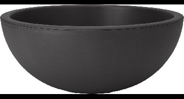 Homestyle Kunststof Bloempot Schaal Rond - Plantenbak - Ø40x16 cm Antraciet