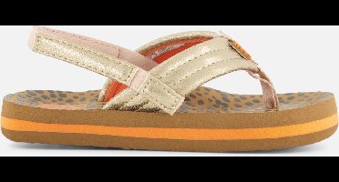 Reef Little Ahiwild Meisjes Slippers - Bruin/Goud - Maat 28