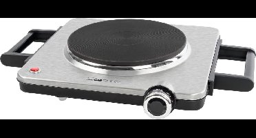 Clatronic EKP 3788 E- Enkele elektrische Kookplaat - RVS