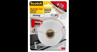 3M Scotch 40011950 Montagetape Wit (l x b) 5 m x 19 mm 1 stuk(s)