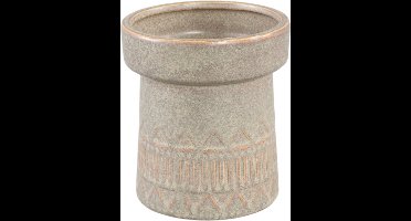 PTMD Rail Bloempot - 12 x 12 x 14 cm - Keramiek - Creme