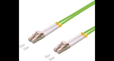 LogiLink FP5LC01 Glasvezel kabel 1 m LSZH OM5 LC Groen