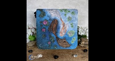 Yin Yang Koi Karpers Schoudertas Groot - Fantasy Tas - Spirit Animal Oriental Krachtdier Tas - Krachtdieren Vissen Sterrenbeeld - Dagelijkse Schoudertas