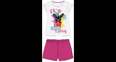 Bing Shortama Katoen Roze Maat 116