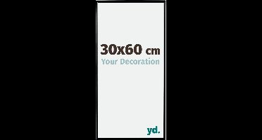 Your Decoration - Fotolijst 30x60 cm - Kunststof - Zwart Hoogglans - Evry