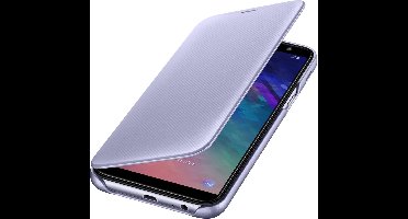 Samsung Galaxy A6 Plus Wallet Cover - Paars