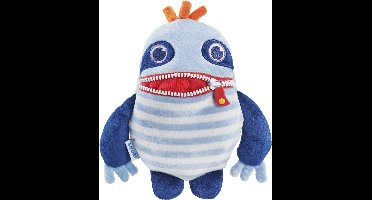 Zorgenvriendje Snori - Zachte Pluche Dierenknuffel met Ritsmond voor Zorgen & Angsten - Lichtblauw - Helpt Kinderen Gevoelens Uit Te Drukken - Troostend, Wasbaar & Knuffelbaar - Perfect Cadeau voor Baby’s, Peuters, Kleuters & Schoolgaande Kinderen!