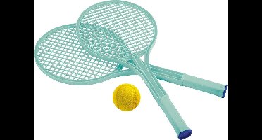 Ecoiffier tennis speelgoedset voor kinderen - pastelkleurig racketspel.
