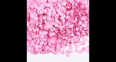 Roze confetti papier 200 gram