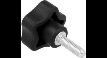 M8 x 16 draadeind met sterknop - diameter 40mm