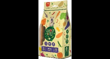 Duvo+ hondensnack Garden bites dental sticks small zakje Gemengde kleuren 13cm - pouch - 420g