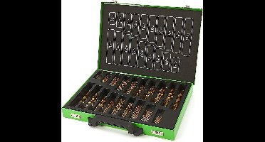 140 Delige HSS - TIN Gecoate Borenset