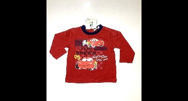 Disney Cars babyshirt rood maat 68 (6maanden)