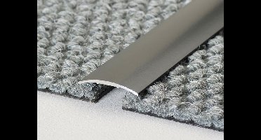 Aluminium dorpelprofiel zelfklevend - overgangsprofiel - rond - 30mm x 2,70mtr