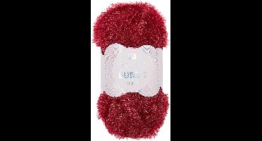 Rico Design Creative Bubble 018 donker rood - polyester / schuurspons garen - naald 2 a 4mm - 1bol