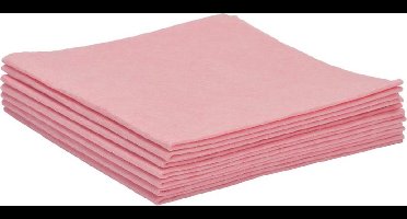 Viscose Vaatdoek - 40 x 38cm - 10 Stuks - Roze