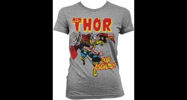 Marvel Thor Dames Tshirt -L- For Asgard! Grijs